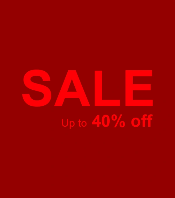 Sale - up to 40% OFF